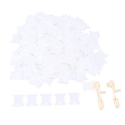 400Pcs Plastic Floss Bobbins | Thread Organizer for Sewing/Embroidery/DIY Crafts | Protected Sturdy Storage Solution with Winding Tool 400Pcs Plastic Floss Bobbins | Thread Organizer for Sewing/Embroidery/DIY Crafts | Protected Sturdy Storage Solution with Winding Tool von REXVTNS