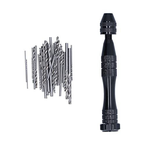 48PCS Hand Drill Bits Set | Knurled Grip for Synthetic Material/Wood/Jewelry | Aluminum Alloy & High - Speed Steel | 0.5mm - 3.0mm Accurate Twist Drills 48PCS Hand Drill Bits Set | Knurled Grip for Synthetic Material/Wood/Jewelry | Aluminum Alloy & High - Speed Steel | 0.5mm - 3.0mm Accurate Twist Drills von REXVTNS