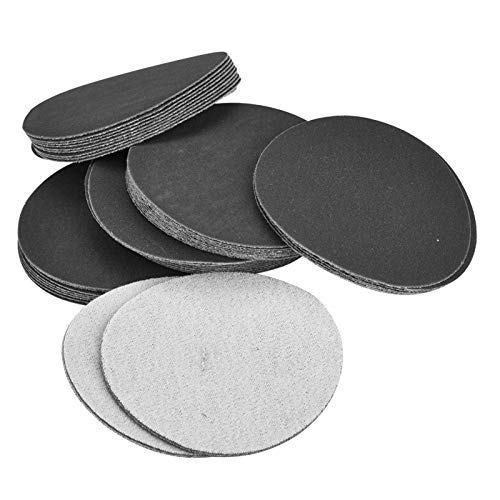 50pcs Fastener Sanding Discs | 75mm Abrasive Sandpaper Pads for Wood/Metal/Auto | Wet & Dry Dual Use | 180/400 / 1500/5000 / 10000 Grit Options (3 In 400#) von REXVTNS