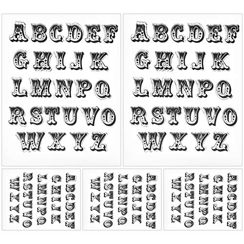 5Pcs Transparent Rubber Stamps | DIY Scrapbooking/Journaling/Card Making | Reusable Alphabet Stamps for Young Users & Adults | Synthetic Rubber Material, Skin - Friendly T1771 5Pcs Transparent Rubber Stamps | DIY Scrapbooking/Journaling/Card Making | Reusable Alphabet Stamps for Young Users & Adults | Synthetic Rubber Material, Skin - Friendly T1771 von REXVTNS