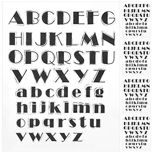 5pcs Transparent Stempel Thermoplastische Gummi -DIY Scrapbooking | 52 Alphabet -Stempel für Journal/Grußkarten/Einladungen | Wiederverwendbare und umweltfreundliche T1766 5pcs Transparent Stempel Thermoplastische Gummi -DIY Scrapbooking | 52 Alphabet -Stempel für Journal/Grußkarten/Einladungen | Wiederverwendbare und umweltfreundliche T1766 von REXVTNS