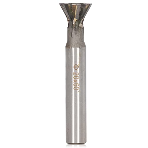 60 Degree Carbide Dovetail Cutter | 20mm 6 Flutes for Stainless Steel/Alloy Steel/Cast Iron | High Efficiency Slotting Milling Cutter with Straight Shank 60 Degree Carbide Dovetail Cutter | 20mm 6 Flutes for Stainless Steel/Alloy Steel/Cast Iron | High Efficiency Slotting Milling Cutter with Straight Shank von REXVTNS