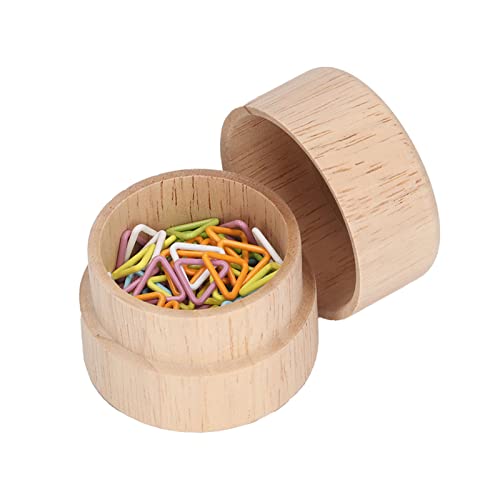 60Pcs Locking Stitch Markers | Three - Sided Knitting Place Markers with Wooden Box | Safe Stitching Tools for Crochet/Knitting 60Pcs Locking Stitch Markers | Three - Sided Knitting Place Markers with Wooden Box | Safe Stitching Tools for Crochet/Knitting von REXVTNS