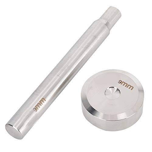 9 mm doppelt - sieben Nietpunsch | Installationswerkzeug für Leder -Bastelknopf | Hole Punch für Schnappschüsse/Nieten/Grommets | Edelstahl -Setter Basis -Kit 9 mm doppelt - sieben Nietpunsch | Installationswerkzeug für Leder -Bastelknopf | Hole Punch für Schnappschüsse/Nieten/Grommets | Edelstahl -Setter Basis -Kit von REXVTNS