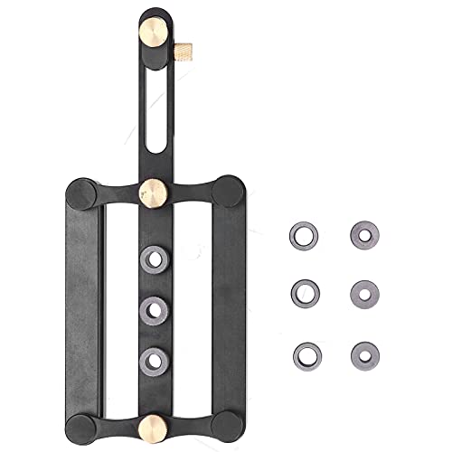 Auto - Centering Doweling Jig | 235MM Aluminum Alloy Joinery Tool | Accurate Hole Positioning for Woodworking/DIY Projects | Bearing Steel Drill Sleeve Auto - Centering Doweling Jig | 235MM Aluminum Alloy Joinery Tool | Accurate Hole Positioning for Woodworking/DIY Projects | Bearing Steel Drill Sleeve von REXVTNS