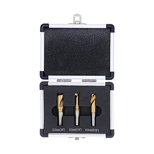 Cobalt Drill Bit Set | High Speed Steel Spot Welding Cutter | No Burrs & Long Lifespan | Industrial/DIY/Auto Repair | 3 Sizes (6.5mm, 8.0mm, 10mm) von REXVTNS