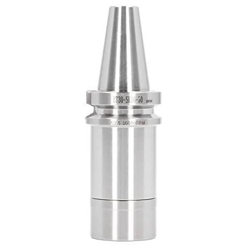 Collet Chuck Holder | Toleranz 40cr Legierungstahl | Windablenkung und gehärtete Halterung für die CNC -Verarbeitung | BT30 Spindel / SK16 COLLET COMPATIBLE | 0,003 mm Runout von REXVTNS