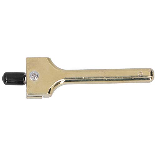 Convenient Button Installation Tool | Customizable Hole Maker for Leather Craft/DIY Projects | Stainless Steel Hole Punch Tool with Shielded Cover (Gold) von REXVTNS