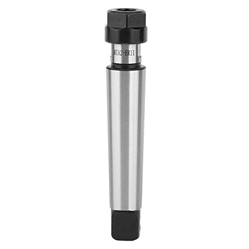 ER11 Collet Chuck Holder | Morse Taper Shank MTA1 / MTA2 for CNC Lathe/Milling Machine | 0.0005 Accuracy | Carbon Steel Construction (MTA2-ER11) von REXVTNS