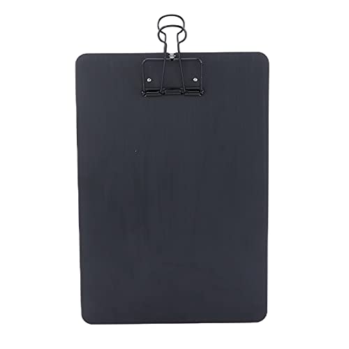Multifunktionales Metall -Zwischenablage | Schutz- und Hangable -Design | Schreiben/Malerei/Büro -Zwischenablage | 9 x 6,2 Zoll, starke Blechkonstruktion (Black) von REXVTNS