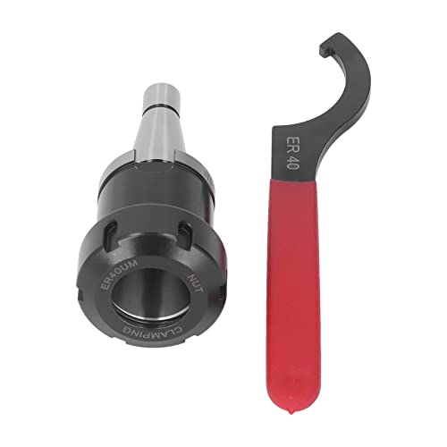 NT30 ER40 Collet Chuck Holder | 40Cr Alloy Steel CNC Milling Tool | M12 Drawbar Thread for High - Speed Machines/Engraving | Includes Wrench, 0.003 Accuracy von REXVTNS