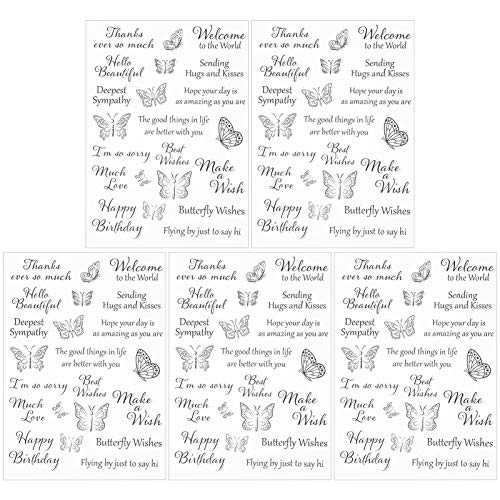 Natur - inspiriert Clear Stamp 5PCS | DIY -Fotoalbumendekoration/Scrapbooking/Kartenherstellung | Transparentes flexibles Material, wiederverwendbar und Haut - freundlich Natur - inspiriert Clear Stamp 5PCS | DIY -Fotoalbumendekoration/Scrapbooking/Kartenherstellung | Transparentes flexibles Material, wiederverwendbar und Haut - freundlich von REXVTNS