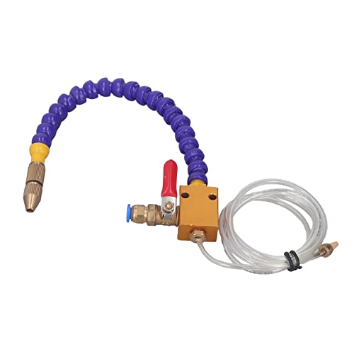 Nebelkühlmittel Schmierung Spray System Kit | Einstellbares Gas und Kühlmittel für CNC -Drehmaschine/Fräsen/Bohrer | 5-7 kgf / cm2 Gasdruckbereich | Plastik- und Nebelkühlmittel Schmierung Spray System Kit | Einstellbares Gas und Kühlmittel für CNC -Drehmaschine/Fräsen/Bohrer | 5-7 kgf / cm2 Gasdruckbereich | Plastik- und von REXVTNS