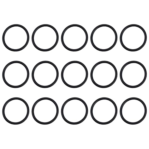 Nitrile Rubber O Rings 5mm Diameter | 15Pcs Round Motor Belt for Mechanical Equipment | Low Noise Transmission Parts/Shock Absorption | Tough & Cold Tolerant (5405-0005-0214) von REXVTNS