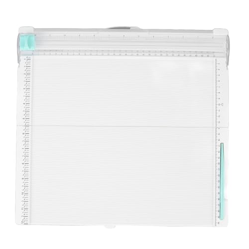 Paper Trimmer Scoring Board 36x34cm | Craft Paper Cutter & Folding Scorer for Scrapbooking/Envelope Making | Accurate Straight Cuts with Transparent Ruler von REXVTNS