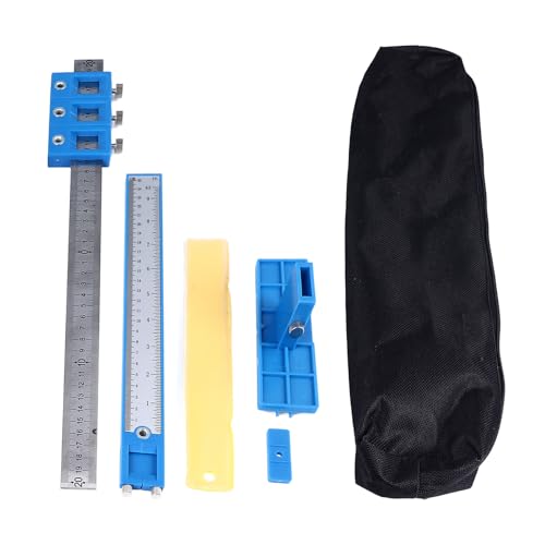 Punch Locator Drill Guide | Accurate Multifunctional Aluminum Alloy Cabinet Hardware Jig Tool | for Carpentry/Door Installation/Cabinet Fabrication | Compact & Portable Design Punch Locator Drill Guide | Accurate Multifunctional Aluminum Alloy Cabinet Hardware Jig Tool | for Carpentry/Door Installation/Cabinet Fabrication | Compact & Portable Design von REXVTNS