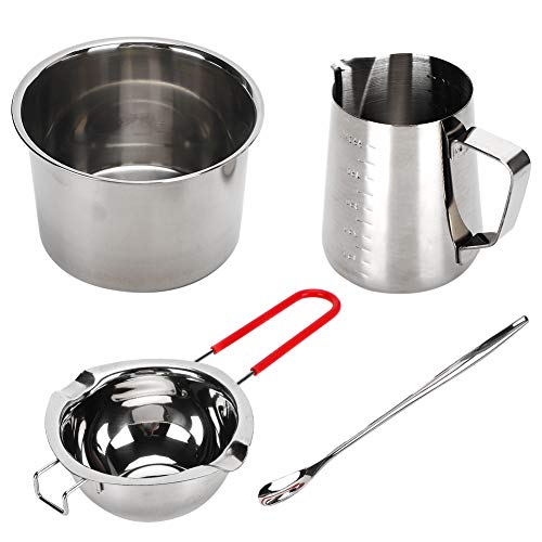 REXVTNS Candle Making Kit DIY | Double - Nozzle Wax Melting Pot | Stainless Steel Tools for Candles/Soap/Wax | 550ml, 17cm Spoon REXVTNS Candle Making Kit DIY | Double - Nozzle Wax Melting Pot | Stainless Steel Tools for Candles/Soap/Wax | 550ml, 17cm Spoon von REXVTNS