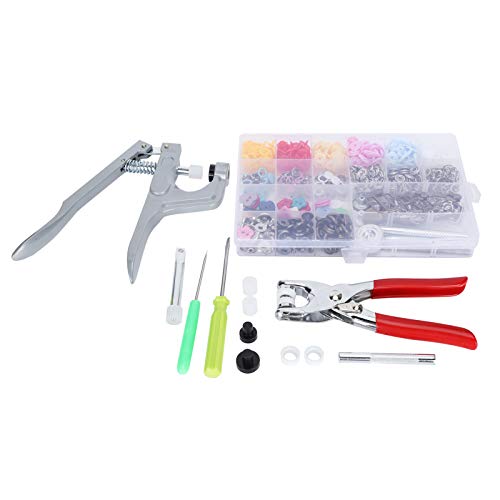 SNAP -Befestigungsmittel 120pcs | Metall & Synthetic Press Studs für Kleidung/DIY -Handwerk | Praktisches Nähkit mit Speicherbox und Installationswerkzeugen SNAP -Befestigungsmittel 120pcs | Metall & Synthetic Press Studs für Kleidung/DIY -Handwerk | Praktisches Nähkit mit Speicherbox und Installationswerkzeugen von REXVTNS