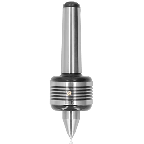 Sturdy Lathe Live Tailstock Center | High Carbon Steel Ball Bearing Rolling Center for CNC/High Speed Lathe | MT4B Morse Taper #4, 60° Point von REXVTNS