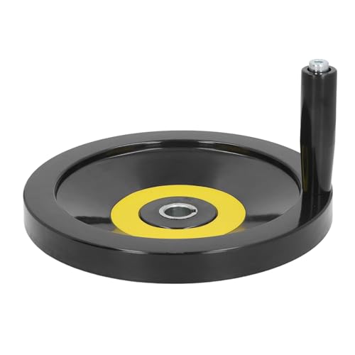 Table Saw Handwheel 22mm Center Hole | 250mm Outer Diameter with Revolving Handle | Lathe/Milling Machine/Grinder Accessory | Sturdy Engineering Plastic von REXVTNS