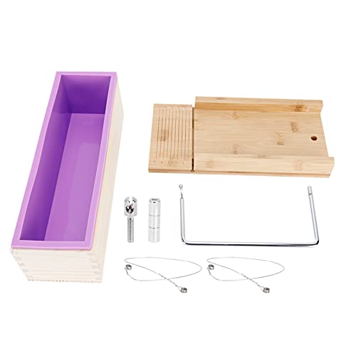 Wooden Soap Container & Cutter Set 1200ml | DIY Bread/Cake/Chocolate Making Tool | Food - Grade Silicone Lining - 40°C ~ 220°C | with Wire Cutter & Measurement Scale Wooden Soap Container & Cutter Set 1200ml | DIY Bread/Cake/Chocolate Making Tool | Food - Grade Silicone Lining - 40°C ~ 220°C | with Wire Cutter & Measurement Scale von REXVTNS