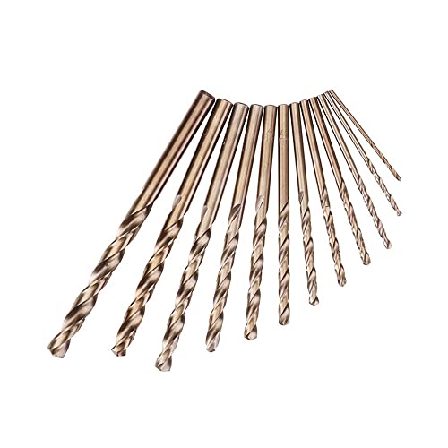 Bohrer M35 Kobalt Gerade Schaft Spiralbohrer Bits Power Tool Zubehör for Metall Edelstahl Bohren(15pcs) von RFDRR