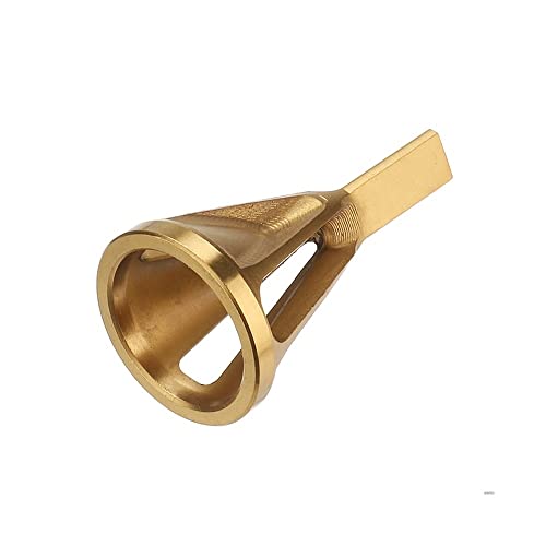Bohrer-Set, Bohrer-Entgratungswerkzeug for externe Fasen, Edelstahl-Frässtift for die Reparatur von Bolzengewinden, Metallbohrwerkzeugen, Zubehör(Gold Triangle) von RFDRR