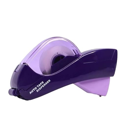 Automatischer Klebebandspender, Klebstoffzerkleinerer, automatische Mini-Klebebandmaschine, Einhand-Schritt-Verpackungsartefakt-Versiegelungsbandhalter Bequeme Anwendung(1Purple 1Tape) von RFGTHY
