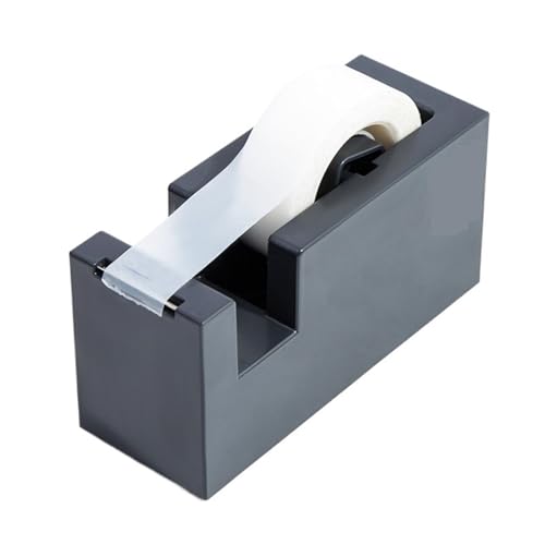 Desktop-Klebebandspender mit rutschfester Basis, Klebebandschneider for Büro-, Schul- und Haushaltsbedarf Bequeme Anwendung(Black) von RFGTHY