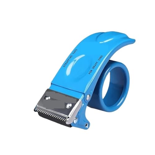 Klebebandspender for Transportverpackungen, Hochleistungs-Klebebandpistole aus Metall, Hand-Klebebandschneider Bequeme Anwendung(Blue 1pcs) von RFGTHY