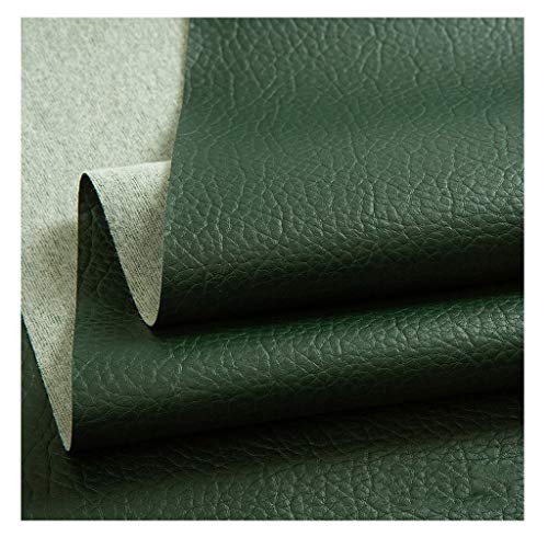 Kunstleder Polsterstoff Meterware FüR Möbel Sofa Stuhl Autos Polsterarbeiten Autos Dekorationen DIY Basteln Nähen 140 cm Breit Meterware Verkauft(Color:Green)(Green,1.4X1m) von RFSHIPS