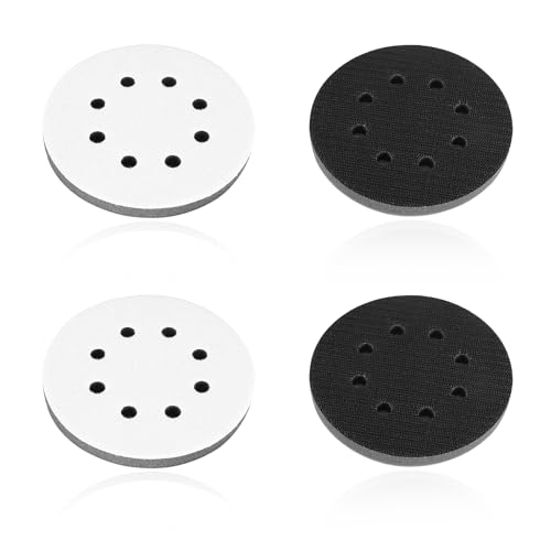 4 Stk Schleiftellerschoner, Softauflage 8 Loch aus Schaum Schlagfest Schwamm Interface Pad Ersatzkissen Pad für Polierteller Schleifpapier Exzenterschleifer 125mm Klett 4 Stk Schleiftellerschoner, Softauflage 8 Loch aus Schaum Schlagfest Schwamm Interface Pad Ersatzkissen Pad für Polierteller Schleifpapier Exzenterschleifer 125mm Klett von RFYTDCF