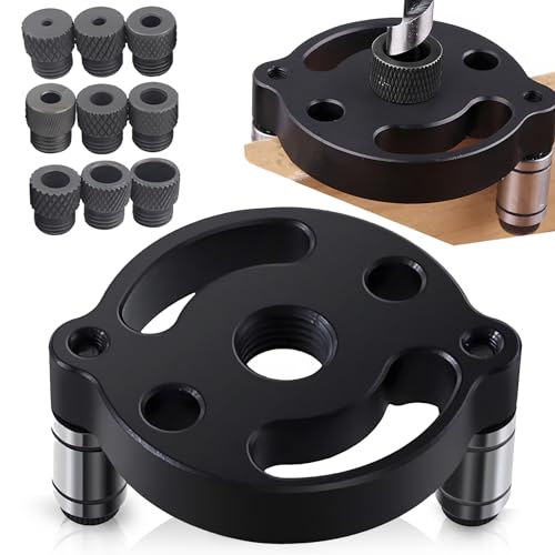 Bohrhilfe Senkrecht Bohren, Dübellehre Selbstzentrierend mit 2/3/4/5/6/7/8/9/10mm Bohrbuchsen Vertikale Pocket Hole Jig Kit Bohrlehre Lochreihe Bohrschablone Möbelbau Bohrhilfe Senkrecht Bohren, Dübellehre Selbstzentrierend mit 2/3/4/5/6/7/8/9/10mm Bohrbuchsen Vertikale Pocket Hole Jig Kit Bohrlehre Lochreihe Bohrschablone Möbelbau von RFYTDCF