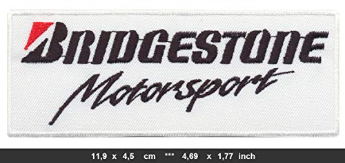 Bridgestone Patch Aufnäher Auto Motorrad Reifen Motorsport Formel 1 F1 von RG20