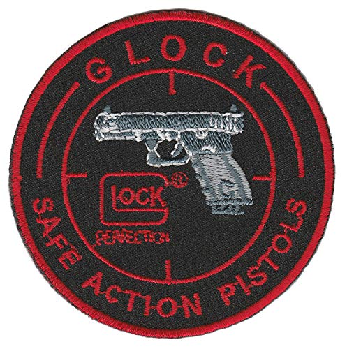 Glock Patches Aufnäher Bügelbild Waffen Pistolen Schützensport v1 von RG20