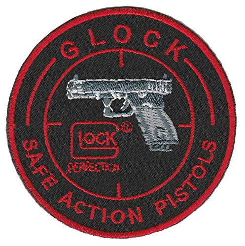 RG20 Militärisch Pistolen-Patch, Schwarz, Rund, 1 Stück, Mittel, Polyester, Appliqué, Aufnäher, Bügelbild, Waffen, Schützensport, v1 RG20 Militärisch Pistolen-Patch, Schwarz, Rund, 1 Stück, Mittel, Polyester, Appliqué, Aufnäher, Bügelbild, Waffen, Schützensport, v1 von RG20