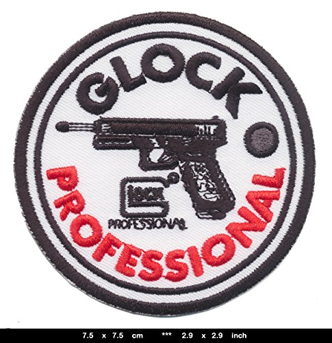 Glock Patches Aufnäher Bügelbild Waffen Pistolen Schützensport v2 von RG20