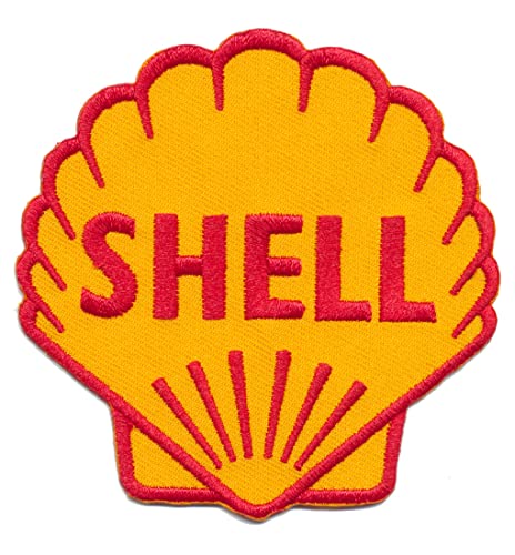 Shell Aufnäher Patches Bügelbild Auto Motorsport Rennsport Motorenöl v2 von RG20