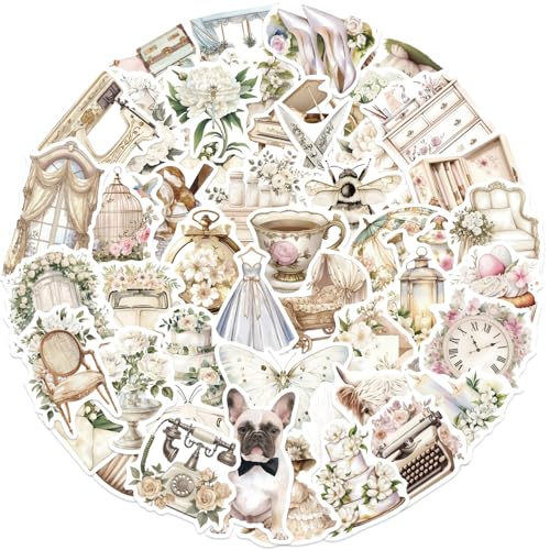 RGBEE Vintage Fantasy Sticker Set 50 Stücke, Aesthetic Anime Wasserfeste Aufkleber für Laptop Kindle Koffer Scrapbooking Journal Macbook Helm Motorrad Skateboard Fahrrad Tumblr Stickerbomb RGBEE Vintage Fantasy Sticker Set 50 Stücke, Aesthetic Anime Wasserfeste Aufkleber für Laptop Kindle Koffer Scrapbooking Journal Macbook Helm Motorrad Skateboard Fahrrad Tumblr Stickerbomb von RGBEE