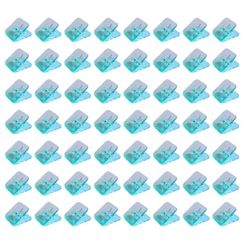 RGYBAO 100 Stück transparente Klemmen für Bastelarbeiten, Lebensmittelbeutel, Foto, Zeichenbrett, quadratische farbige Büroklammern für Küche, Büro RGYBAO 100 Stück transparente Klemmen für Bastelarbeiten, Lebensmittelbeutel, Foto, Zeichenbrett, quadratische farbige Büroklammern für Küche, Büro von RGYBAO
