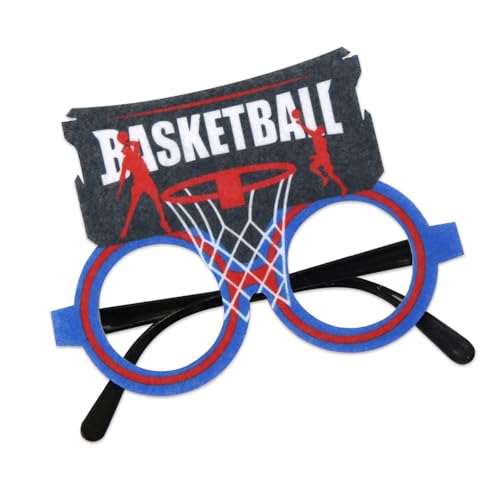 RGYBAO Basketball-Brillenrahmen, lustige dekorative Brille, Basketball-Motto-Partyzubehör, Fotoautomaten-Requisiten, Partybrille RGYBAO Basketball-Brillenrahmen, lustige dekorative Brille, Basketball-Motto-Partyzubehör, Fotoautomaten-Requisiten, Partybrille von RGYBAO