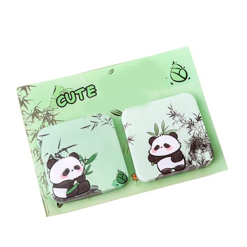 RGYBAO Cartoon-Panda-Notizblöcke, 60 Blatt, 50 x 50 mm, Haftnotizen, kleine Notizblöcke, Notizblock, Erinnerung auf Notizbuch, Planer RGYBAO Cartoon-Panda-Notizblöcke, 60 Blatt, 50 x 50 mm, Haftnotizen, kleine Notizblöcke, Notizblock, Erinnerung auf Notizbuch, Planer von RGYBAO