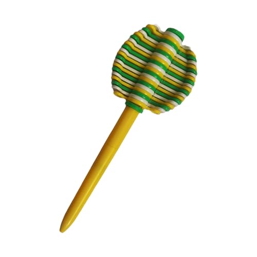 RGYBAO Drehbarer Kugelschreiber, Drehbarer ausgefallener Stift, Druckentlastungsstift, schwarze Tinte, Schreibwarenstift für Schüler von RGYBAO