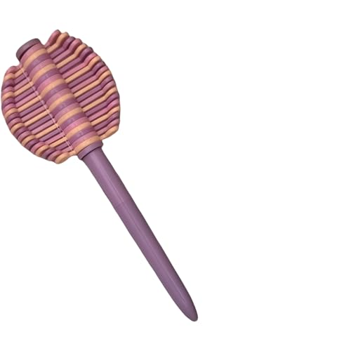 RGYBAO Drehbarer Kugelschreiber, Drehbarer ausgefallener Stift, Druckentlastungsstift, schwarze Tinte, Schreibwarenstift für Schüler von RGYBAO
