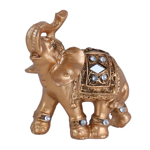 RGYBAO Elegante Elefanten-Skulptur Shuis Reichtum Statue Home Office Auto Dekoration Harz Kunstwerk Sammlerstück für Freunde RGYBAO Elegante Elefanten-Skulptur Shuis Reichtum Statue Home Office Auto Dekoration Harz Kunstwerk Sammlerstück für Freunde von RGYBAO