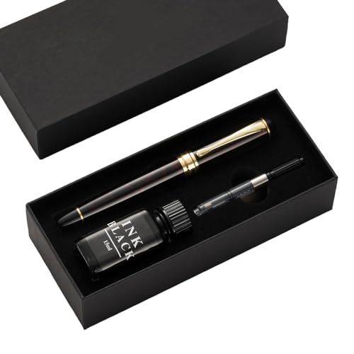 RGYBAO Füllfederhalter-Set, 0,7 mm, 1,0 mm, glattes Schreiben, Business-Stift, Kalligraphie-Stift, Füllfederhalter-Set, Schulbedarf RGYBAO Füllfederhalter-Set, 0,7 mm, 1,0 mm, glattes Schreiben, Business-Stift, Kalligraphie-Stift, Füllfederhalter-Set, Schulbedarf von RGYBAO