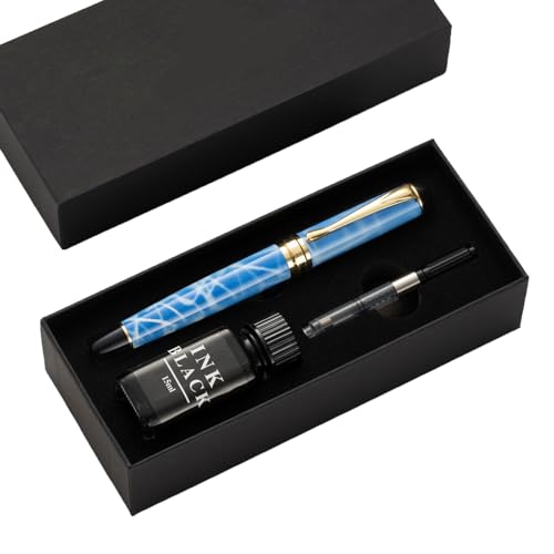 RGYBAO Füllfederhalter-Set, 0,7 mm, 1,0 mm, glattes Schreiben, Business-Stift, Kalligraphie-Stift, Füllfederhalter-Set, Schulbedarf RGYBAO Füllfederhalter-Set, 0,7 mm, 1,0 mm, glattes Schreiben, Business-Stift, Kalligraphie-Stift, Füllfederhalter-Set, Schulbedarf von RGYBAO