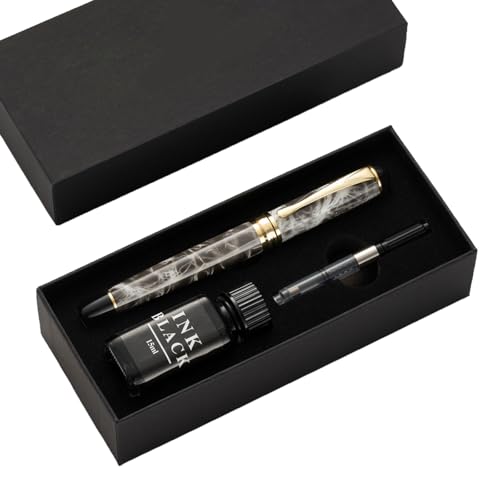 RGYBAO Füllfederhalter-Set, 0,7 mm, 1,0 mm, glattes Schreiben, Business-Stift, Kalligraphie-Stift, Füllfederhalter-Set, Schulbedarf RGYBAO Füllfederhalter-Set, 0,7 mm, 1,0 mm, glattes Schreiben, Business-Stift, Kalligraphie-Stift, Füllfederhalter-Set, Schulbedarf von RGYBAO