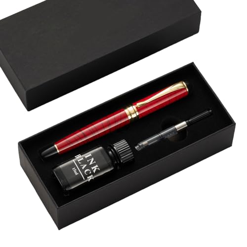 RGYBAO Füllfederhalter-Set, 0,7 mm, 1,0 mm, glattes Schreiben, Business-Stift, Kalligraphie-Stift, Füllfederhalter-Set, Schulbedarf RGYBAO Füllfederhalter-Set, 0,7 mm, 1,0 mm, glattes Schreiben, Business-Stift, Kalligraphie-Stift, Füllfederhalter-Set, Schulbedarf von RGYBAO