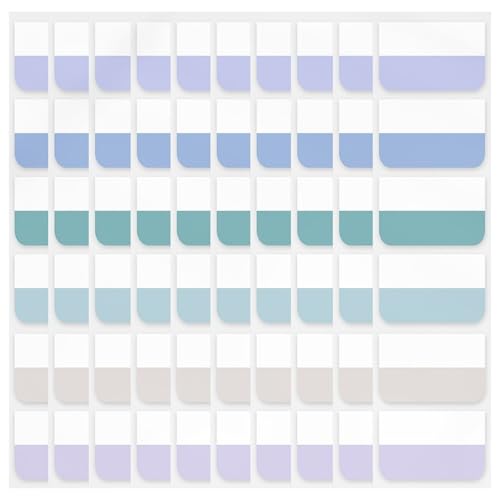 RGYBAO Haftnotizen, Indexe, Seitenmarkierungen, kleine Datei-Tabs, Lesezeichen, leuchtende Farben, Seitenindexe, Aufkleber, beschreibbare Etiketten von RGYBAO